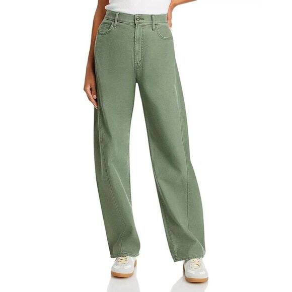 MOTHER The Full Pipe Skimp High Rise Jeans in Roger That Womens Size 26 Wide Leg - Picture 1 of 16